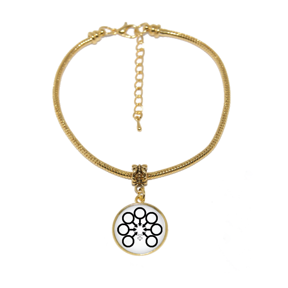Gangbang Dome Charm Gold Euro Anklet Ankle Chain