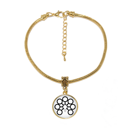 Gangbang Dome Charm Gold Euro Anklet Ankle Chain