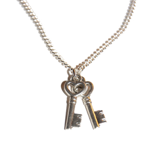 Two Keys Cuckold Chastity Style Necklace