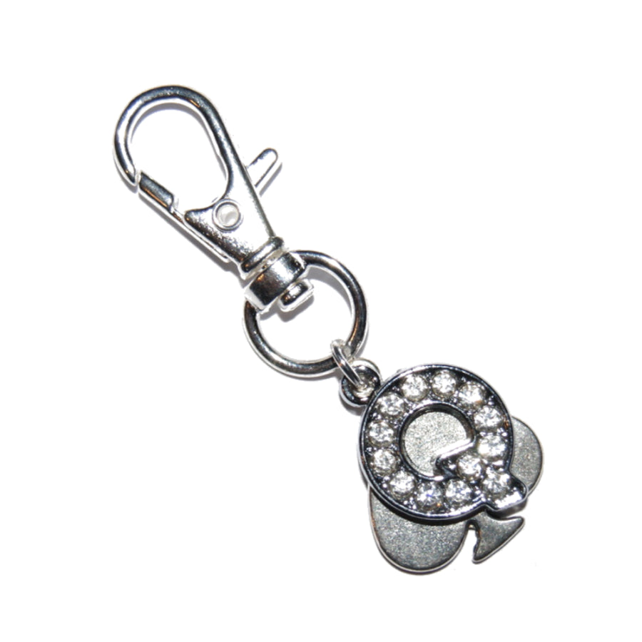 Queen Of Spades Hotwife Metal Keyring Style 4
