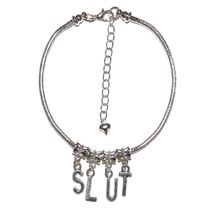 Euro Anklet / Ankle Chain SLUT Slutwife Hotwife Wife