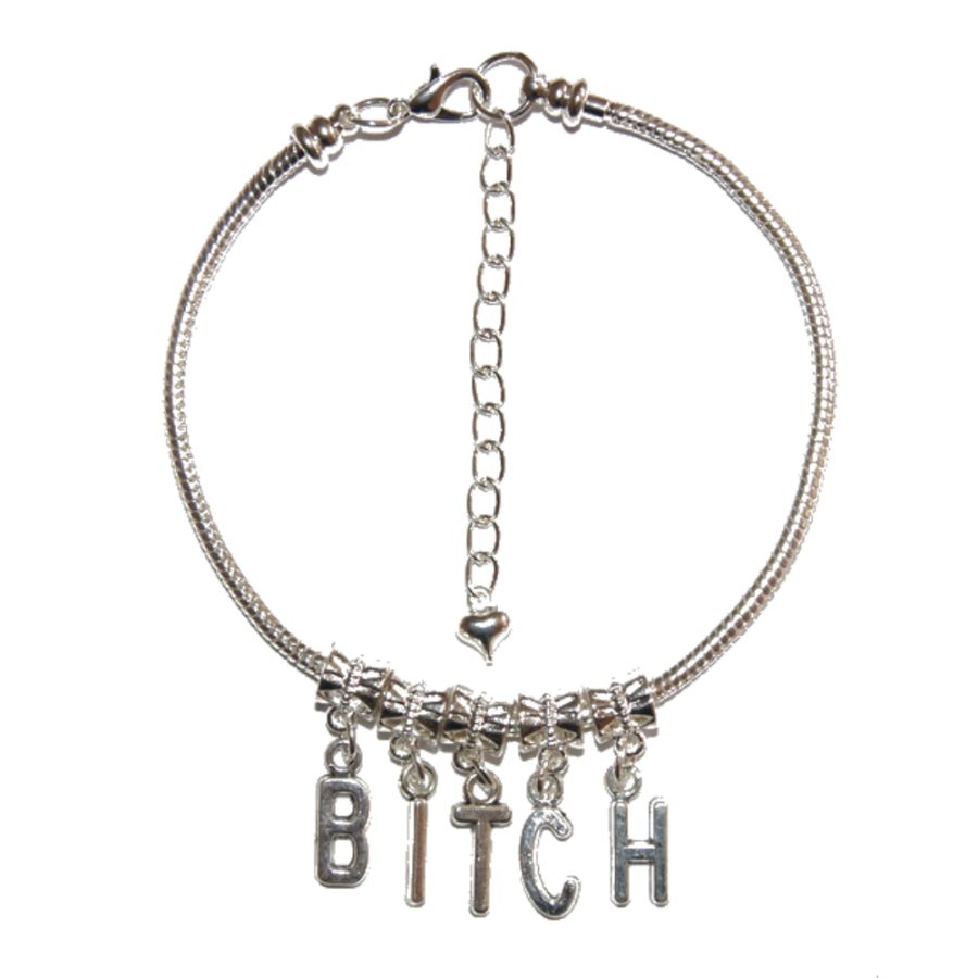 Euro Anklet / Ankle Chain BITCH Devine Domme Wife