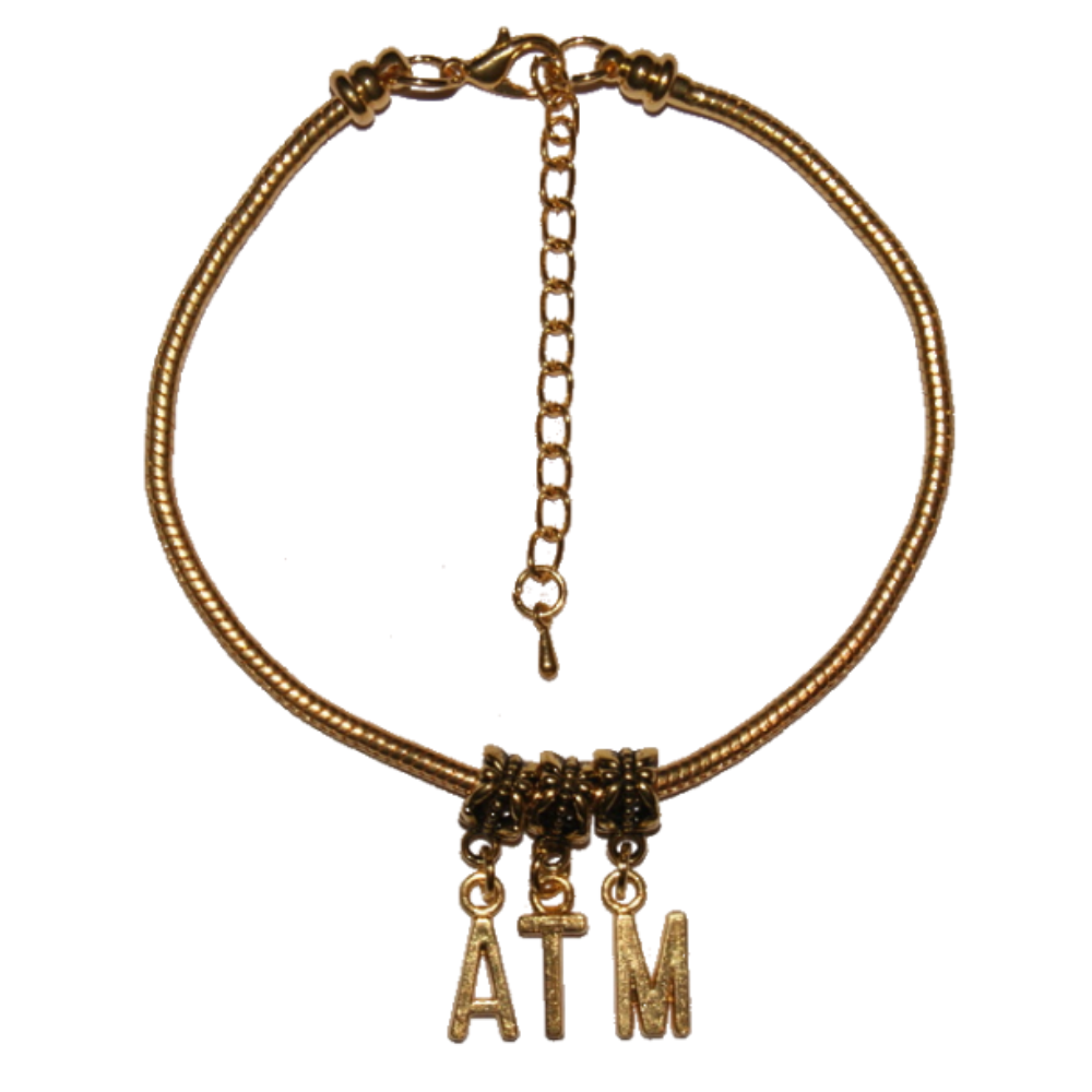 ATM Euro Anklet / Ankle Chain Ass To Mouth Gold