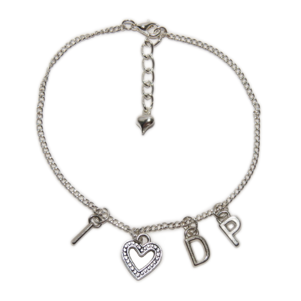 I love heart DP Ankle Chain Anklet Double Penetration Threesome