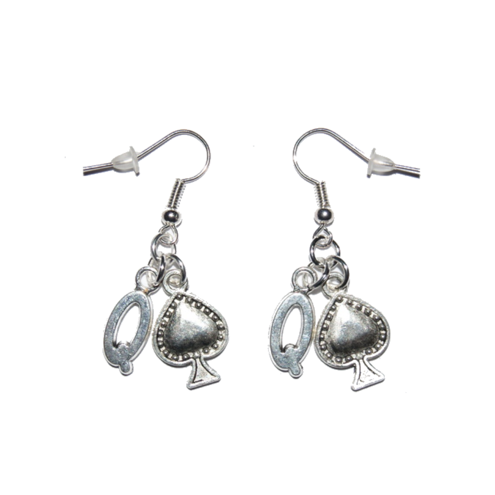 Queen Of Spade Earrings - Style 3 BBC Hotwife Jewellery