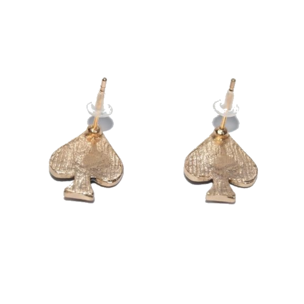 Queen Of Spade Earrings - Style 5 BBC Cuck Sissy Hotwife
