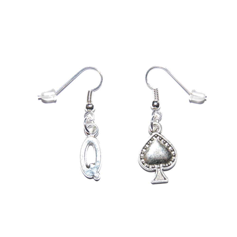 Queen Of Spade Earrings - Style 2 Big Black Cock Lover