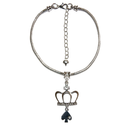 Euro Anklet / Ankle Chain Queen Of Spades QOS Style 8