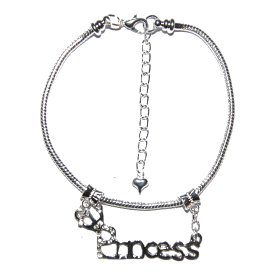 Euro Anklet / Ankle Chain Princess Diamante Daddys Girl