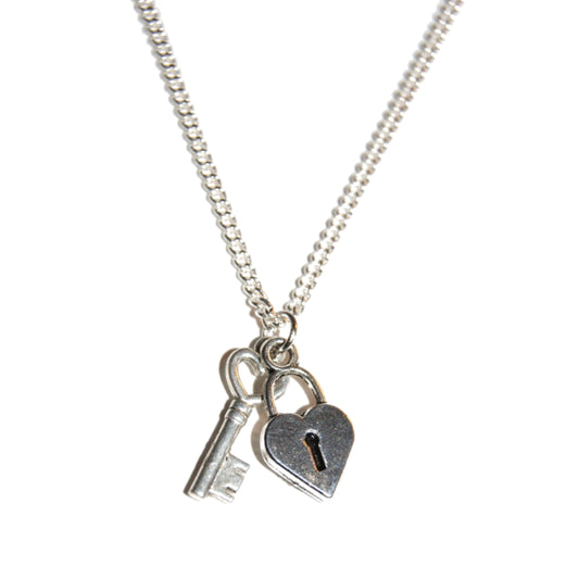 Lock and Key Sexy Cuckold Keyholder Necklace
