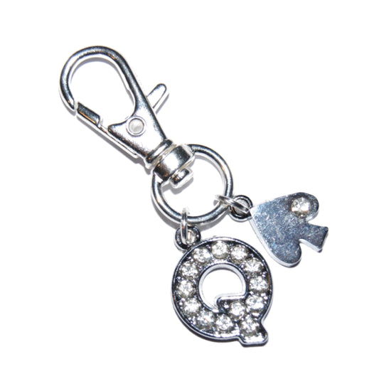 Queen Of Spades Hotwife Metal Keyring Style 2