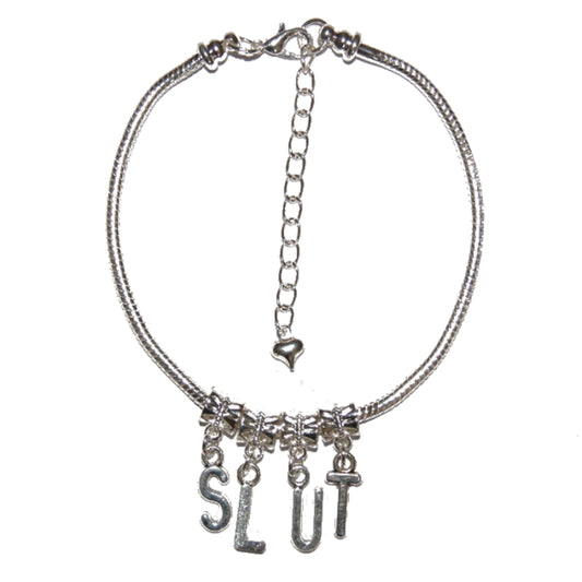 Euro Anklet / Ankle Chain SLUT Slutwife Hotwife Wife
