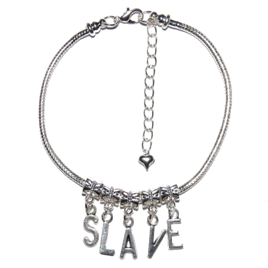 Euro Anklet / Ankle Chain SLAVE Submissive Owned Sub