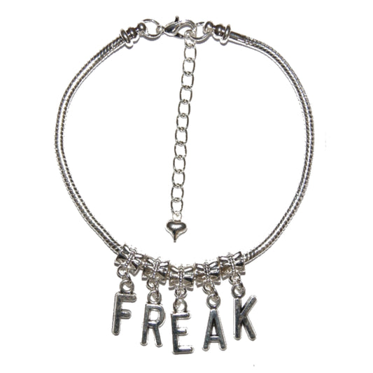 Euro Anklet / Ankle Chain FREAK Geek Goth