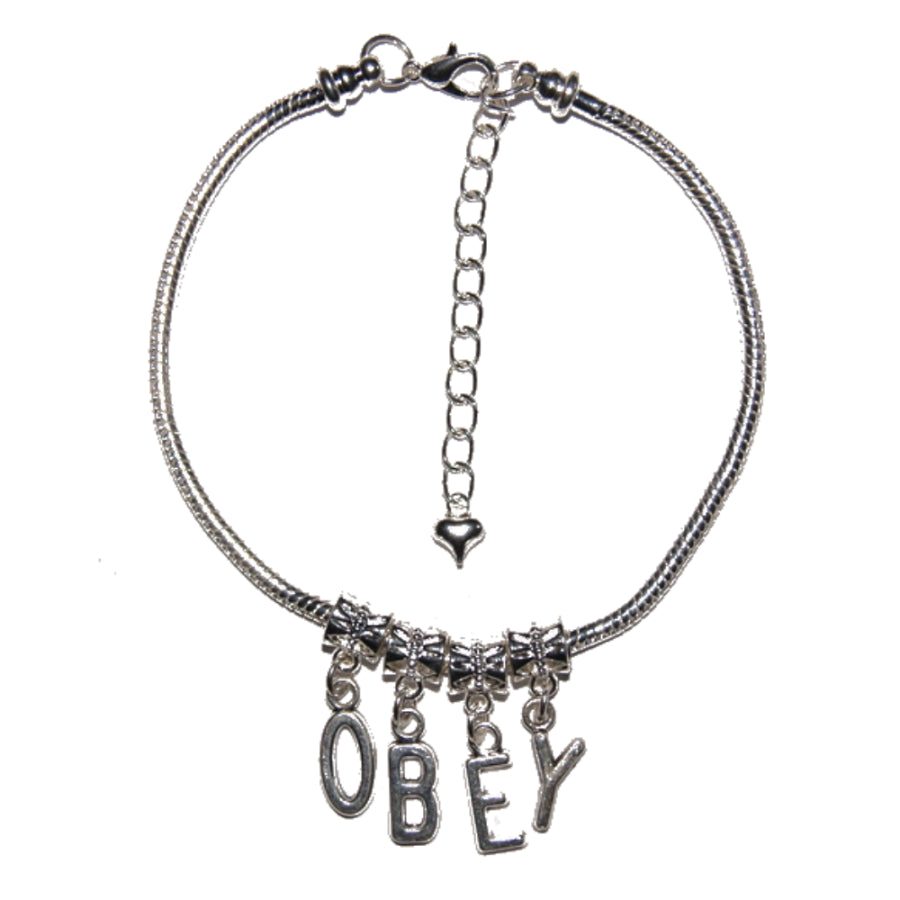 Euro Anklet / Ankle Chain OBEY Mistress Femdom