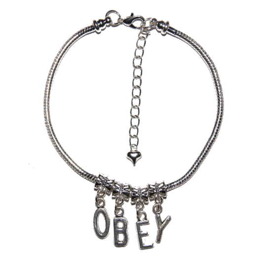 Euro Anklet / Ankle Chain OBEY Mistress Femdom
