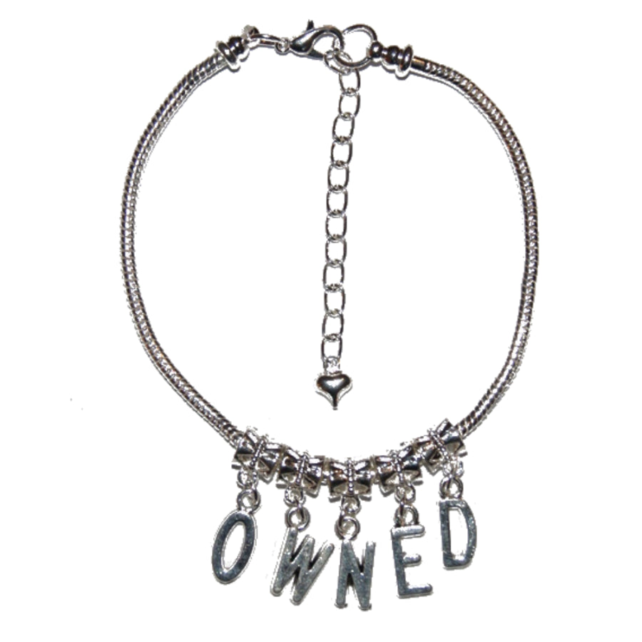 Euro Anklet / Ankle Chain OWNED Slave for Daddy Master