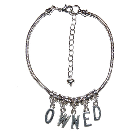 Euro Anklet / Ankle Chain OWNED Slave for Daddy Master