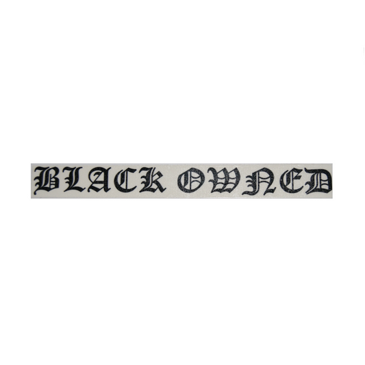Temporary Tattoo - Black Owned Lower Back or Stomach Interracial