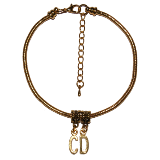 CD Gold Euro Anklet / Ankle Chain Crossdresser