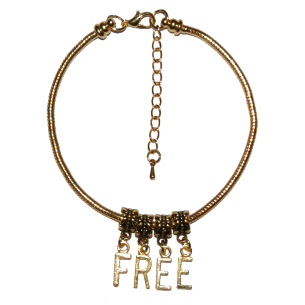 FREE Euro Anklet / Ankle Chain Gold