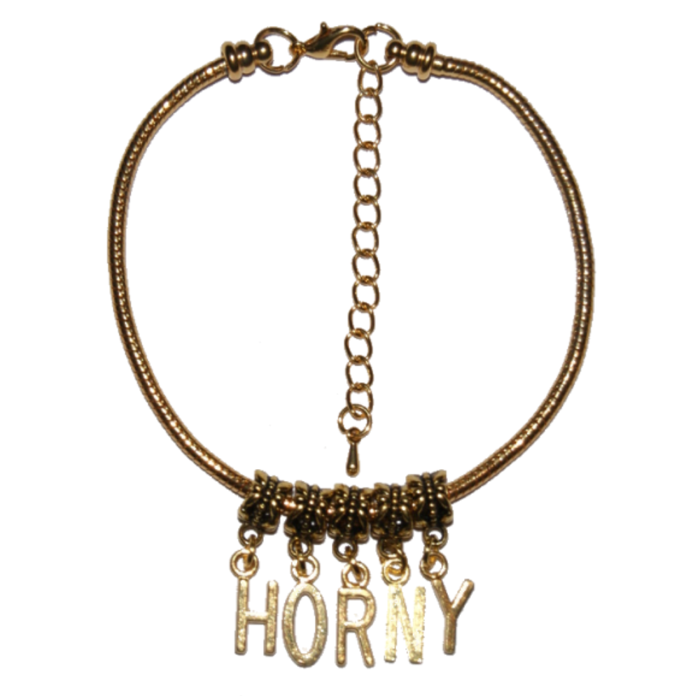 HORNY Euro Anklet / Ankle Chain Gold