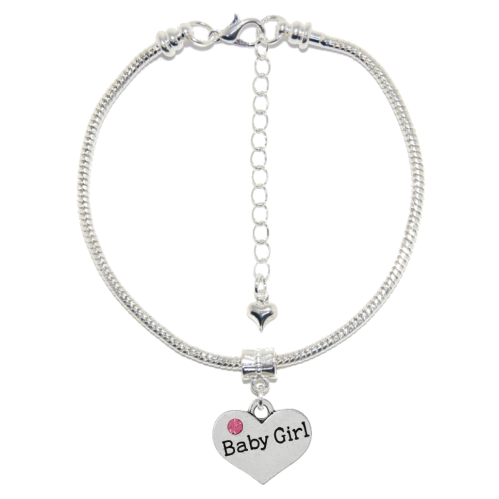 Euro Anklet / Ankle Chain BABY GIRL Heart Submissive Wife