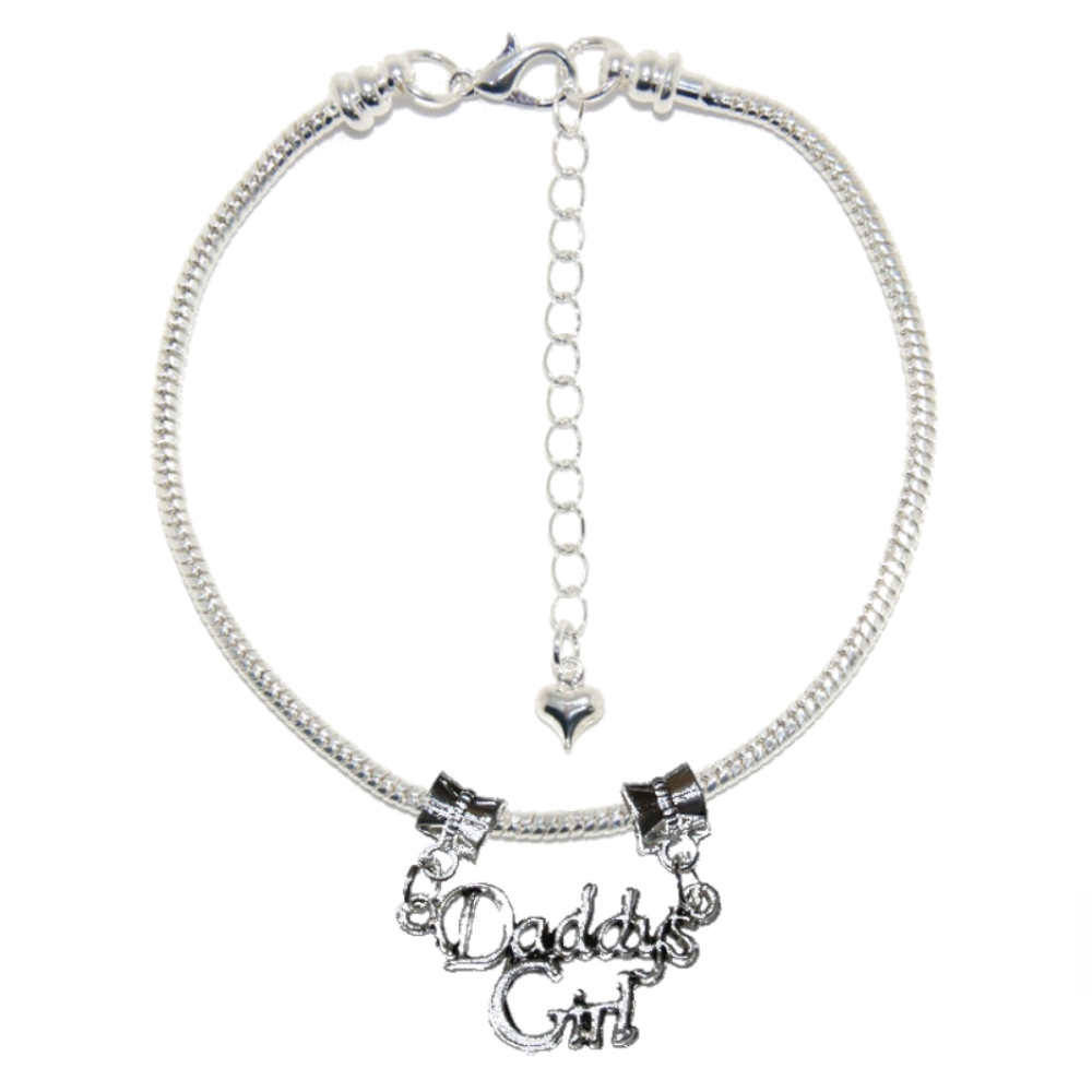 Euro Anklet / Ankle Chain DADDYS GIRL Princess Baby Girl Style 1