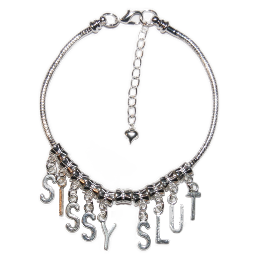 Euro Anklet / Ankle Chain SISSY SLUT Cuckold Faggot Wimp