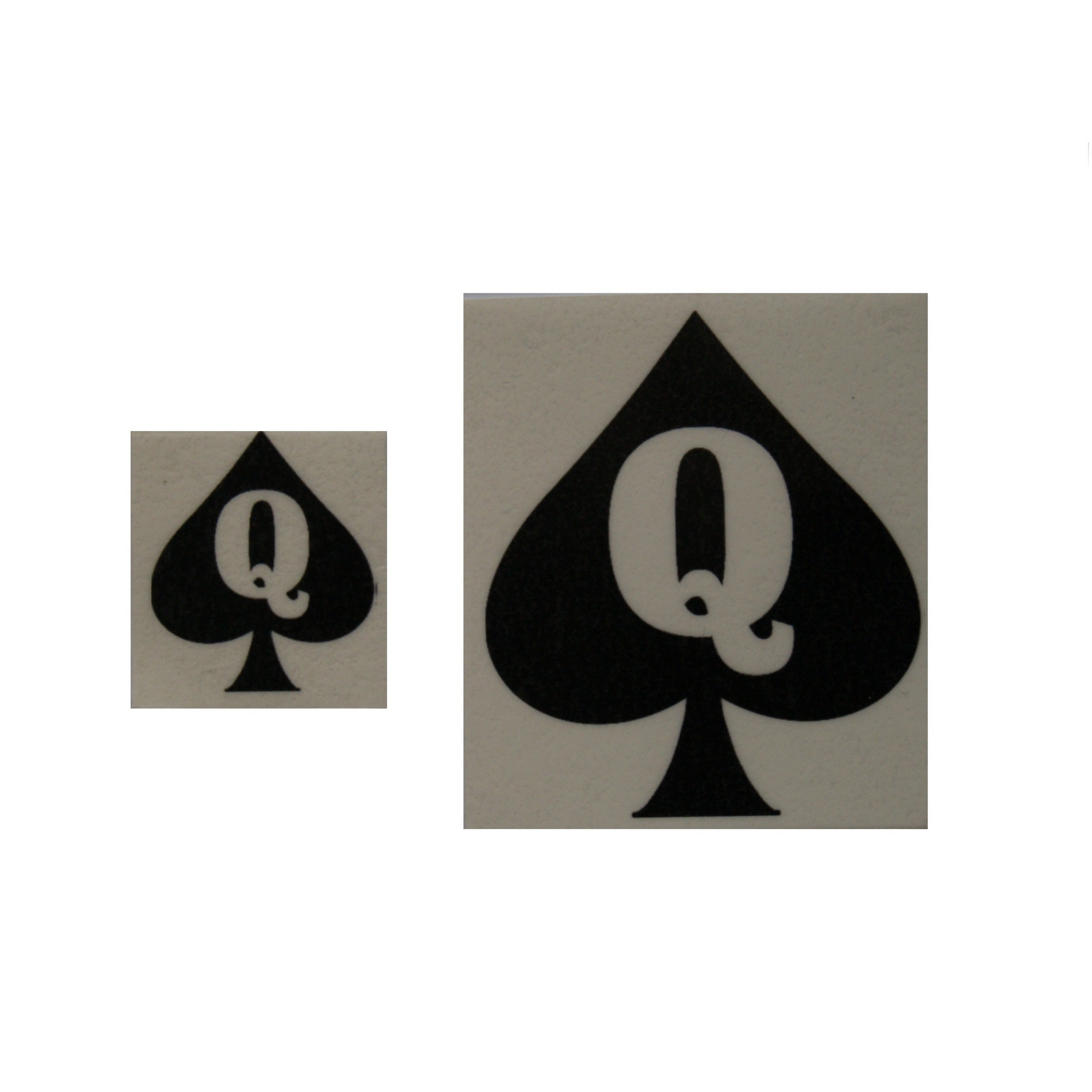 Hotwife Temporary Tattoo - Queen Of Spades (Cuckold) QOS Black Cock Lover Pk 2