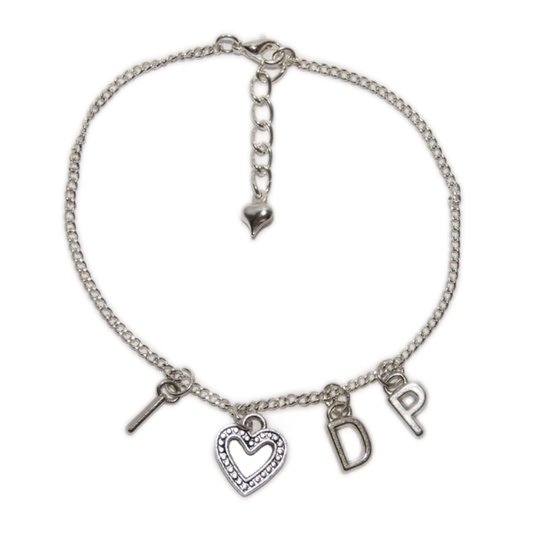I love heart DP Ankle Chain Anklet Double Penetration Threesome
