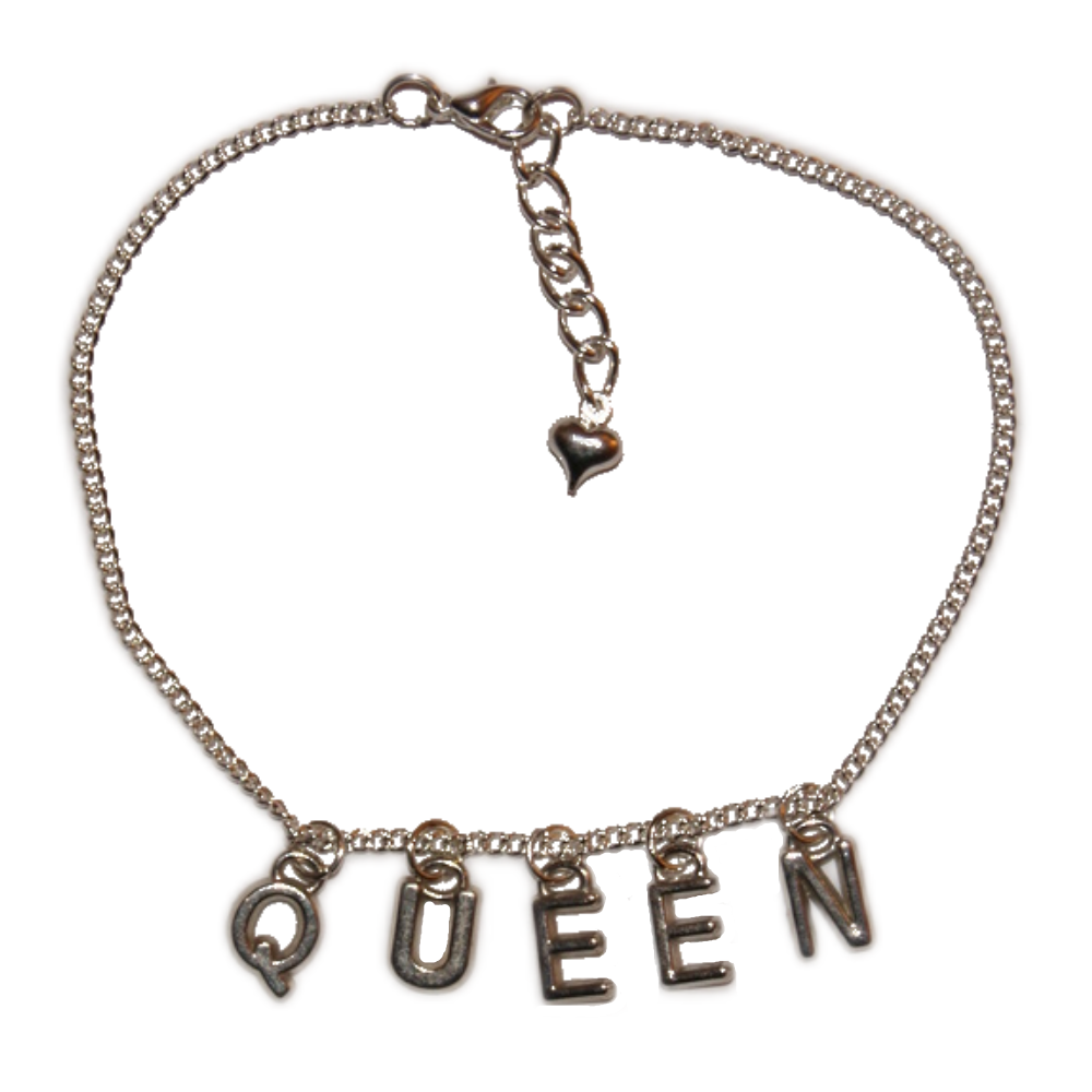 Queen Ankle Chain Anklet for Domme Hotwife Trophy Wife