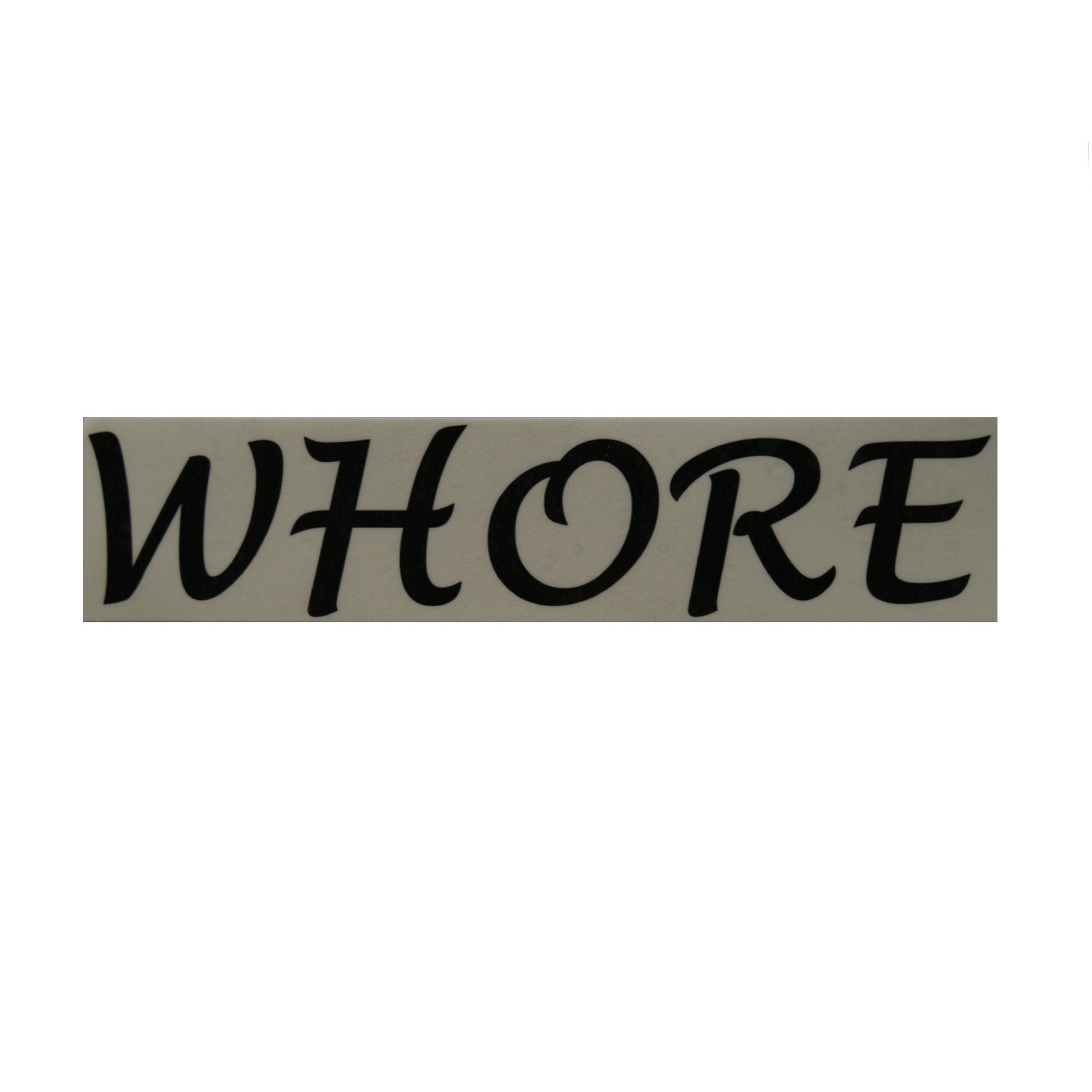 Temporary Tattoo - Whore Lower Back or Stomach